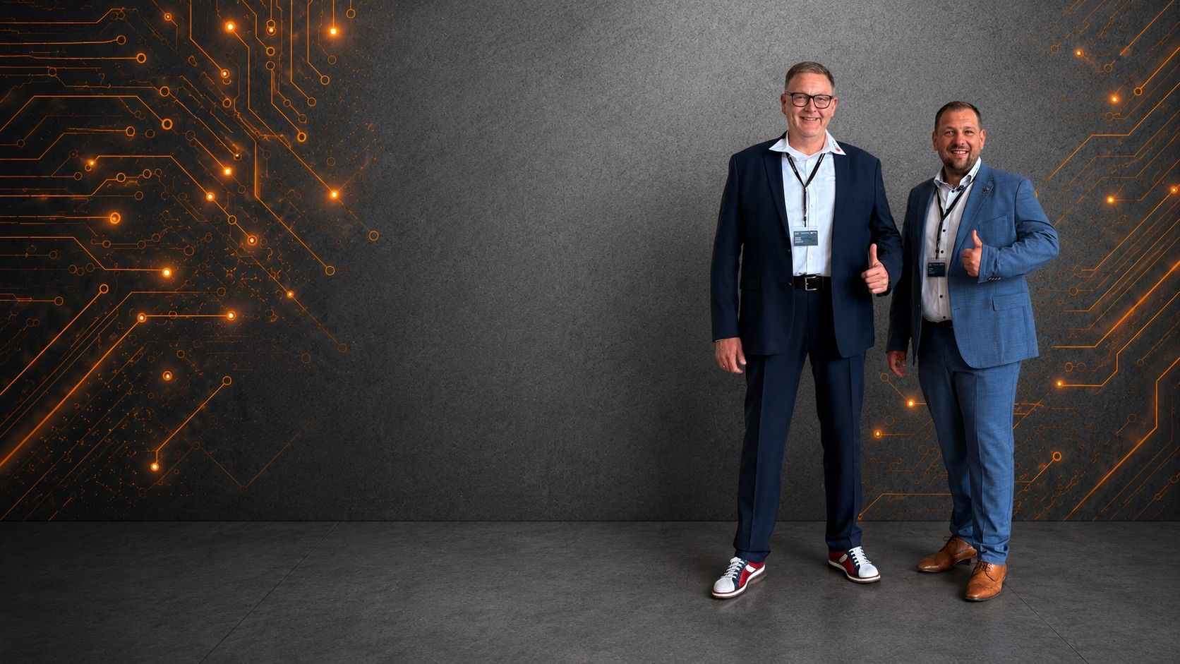Die Geschäftsführung der CTV GmbH Zwickau: Andreas Fehervari und Christian Günl